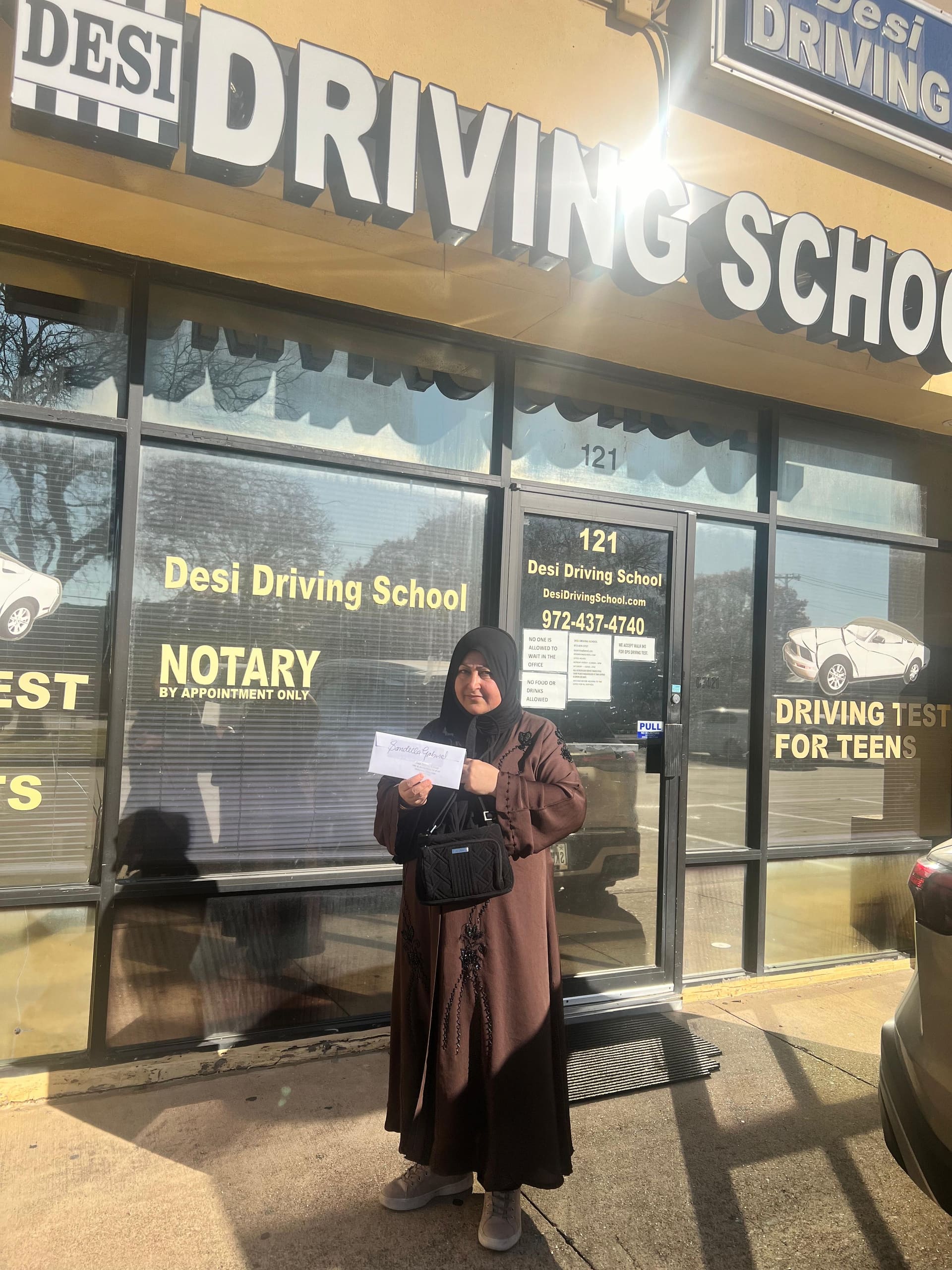 Driving class graduate