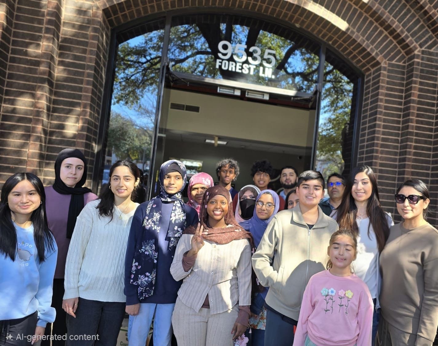 Volunteers at 9535 Forest Ln